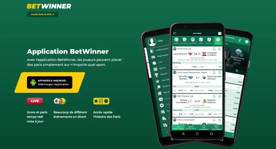 Découvrez l'Expérience avec Betwinner App